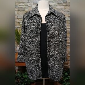 Notations Women's 1X‎ Layered Business Casual Office Blouse